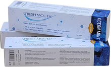 Load image into Gallery viewer, Fresh Mouth Ocean Mint Nano Silver Toothpaste 2 Pack